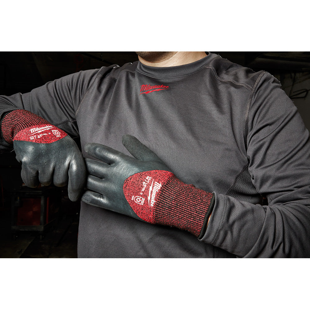 Milwaukee 48-22-8921B 12 Pack Cut Level 3 Insulated Gloves -M - 3