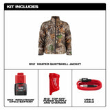 Milwaukee M101C-21 M12 Heated Camo Quietshell Jacket with (1) 3.0 Ah Battery and Charger - 5