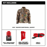 Milwaukee M101C-21 M12 Heated Camo Quietshell Jacket with (1) 3.0 Ah Battery and Charger - 5