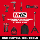 Milwaukee M102G-21 M12 Heated Gray Axis Jacket with (1) 3.0 Ah Battery and Charger - 13