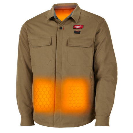 Milwaukee M103K-21 M12 Shirt Jacket Khaki