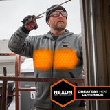 Milwaukee M200N-20 M12 Heated Hoodie Only - Brown - 7