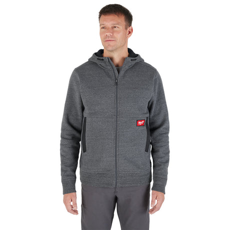 Milwaukee M250G GRIDIRON Full-Zip Hoodie - Gray