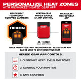 Milwaukee M300N-21 M12 Heated Brown Axis Vest Kit - 12