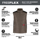 Milwaukee M350N-3X FREEFLEX Lightweight Insulated Vest Brown 3X - 2