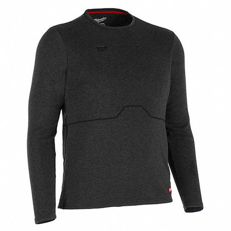Milwaukee M500B-21 Heated Merino Wool Crew Neck Baselayer with HEXON Heat Technology and 2 Heat Zones