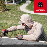 Milwaukee M550N-S WORKSKIN Hooded Sun Shirt - SANDSTONE S - 6