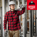 Milwaukee M551G GRIDIRON Flannel Shirt - Gray - 4