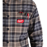 Milwaukee M551G GRIDIRON Flannel Shirt - Gray - 9