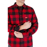 Milwaukee M551R GRIDIRON Flannel Shirt - Red - 8