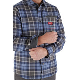 Milwaukee M551U GRIDIRON Flannel Shirt - Blue - 8