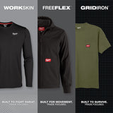Milwaukee M552G-2X Gridiron Wind Resistant Heavyweight Flannel Shirt Reinforced Pockets and Cuffs - 9