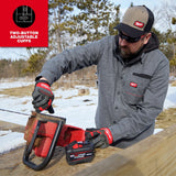 Milwaukee M552G-M GRIDIRON Flannel Shirt Wind Resistant Heavyweight Work Shirt - 6