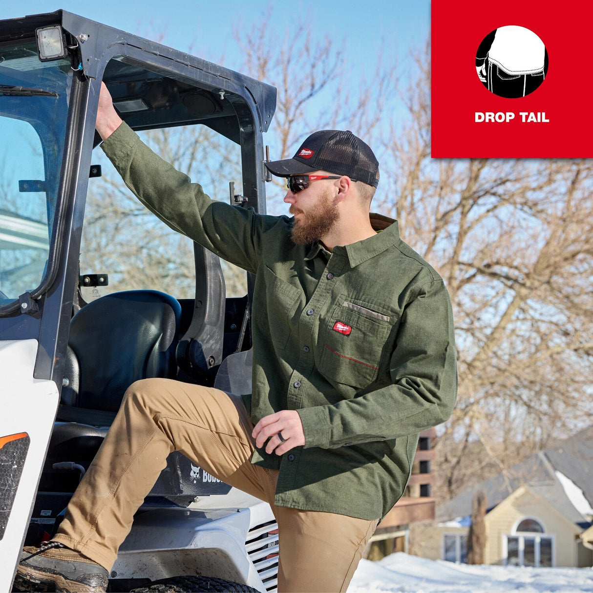 Milwaukee M552G-S GRIDIRON Wind Resistant Heavyweight Cotton Flannel Shirt - 5