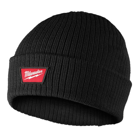 Milwaukee M750B Rib-Knit Cuffed Beanie - Black
