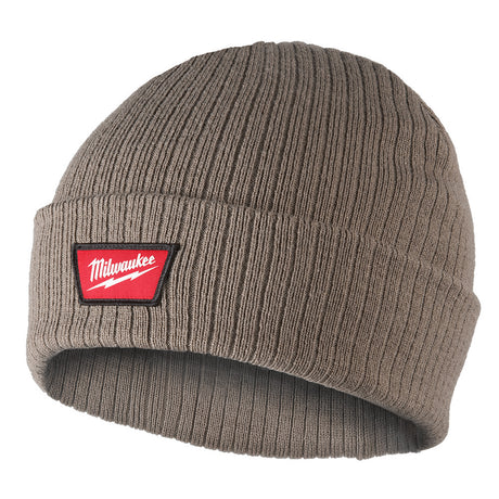 Milwaukee M750N Rib-Knit Cuffed Beanie - Brown