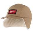 Milwaukee M754K-LXL Sherpa-Lined Hat Khaki Large-X-Large Windproof Water-Resistant