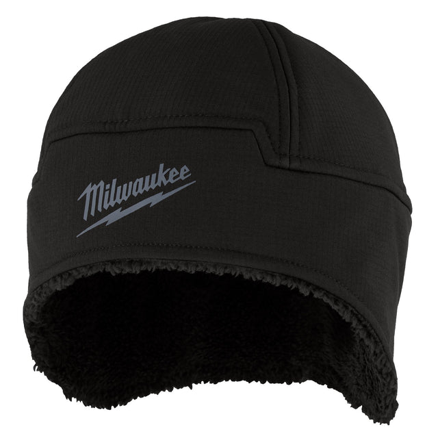 Milwaukee M755B-LXL Sherpa-Lined Windproof Water-Resistant Beanie Black L/XL