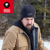 Milwaukee M755B-LXL Sherpa-Lined Windproof Water-Resistant Beanie Black L/XL - 4