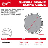 Milwaukee M755B-LXL Sherpa-Lined Windproof Water-Resistant Beanie Black L/XL - 5