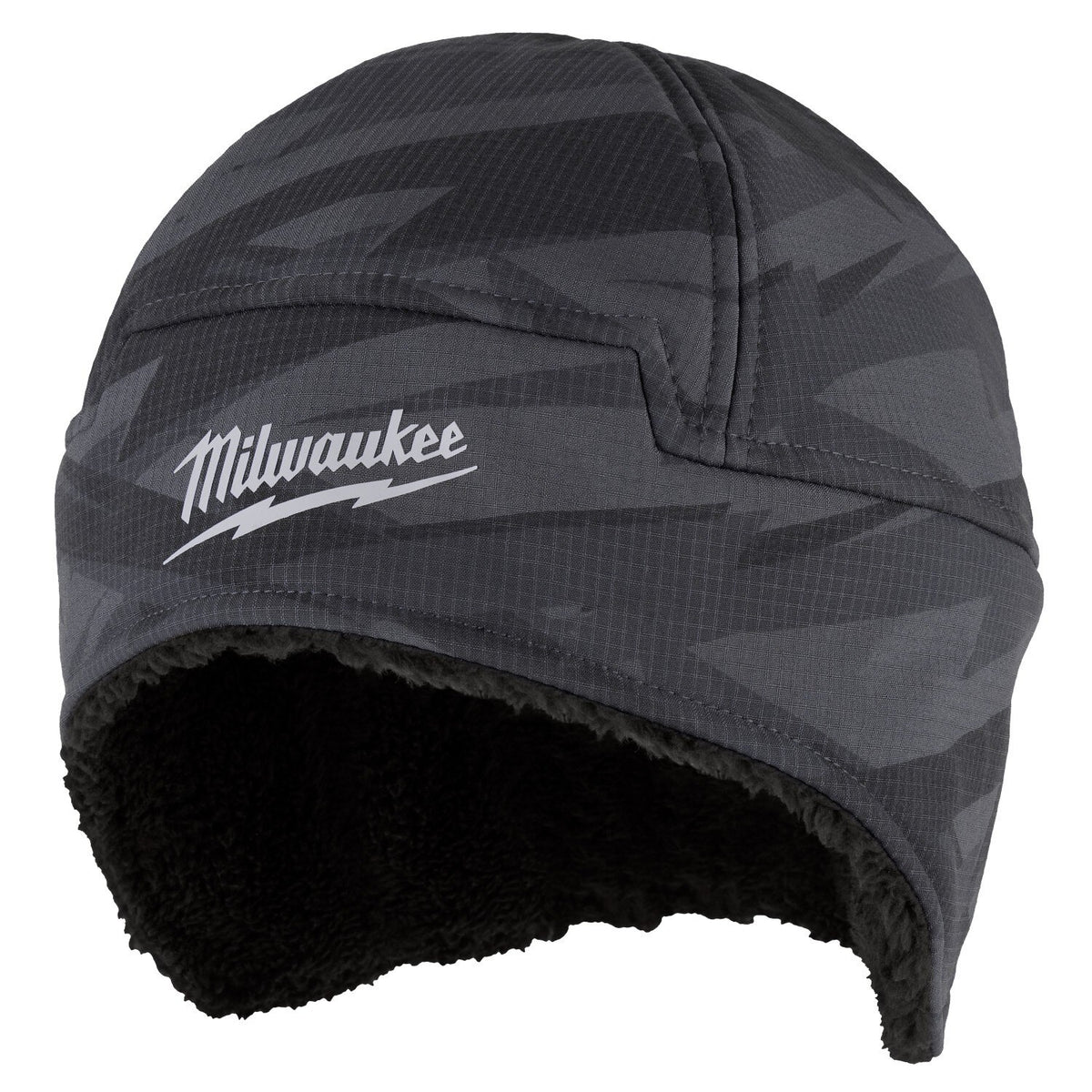 Milwaukee M755C-SM Sherpa-Lined Camo Beanie Windproof Water-Resistant Low-Profile Fit Size S/M