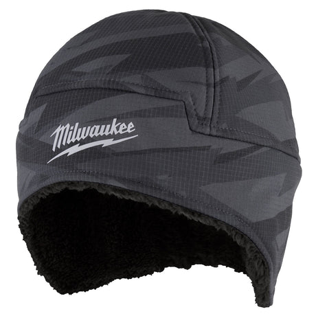 Milwaukee M755C-SM Sherpa-Lined Camo Beanie Windproof Water-Resistant Low-Profile Fit Size S/M