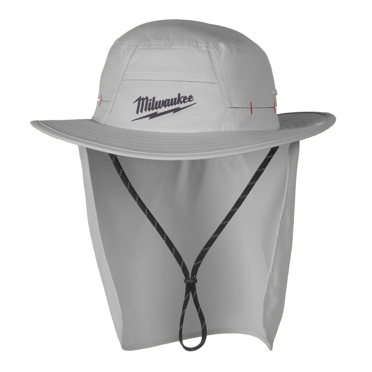 Milwaukee M770G-LXL WORKSKIN Sunshade Hat with UPF 50 Plus Sun Protection and Detachable Neck Shade Gray LXL