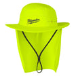 Milwaukee M770Y-LXL WORKSKIN Sunshade Hat with UPF 50 Plus and 3 in Full Brim Yellow LXL