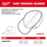 Milwaukee M771E Flat-Brim Snapback Hat with Laser-Cut Ventilation and Moisture-Wicking Sweatband - 6