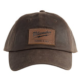 Milwaukee M772N Waxed Canvas Adjustable Hat Water Resistant Flannel Lined Brown - 7