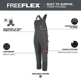 Milwaukee M850G-3030 FREEFLEX Unlined Bib Overalls 30x30 - 2