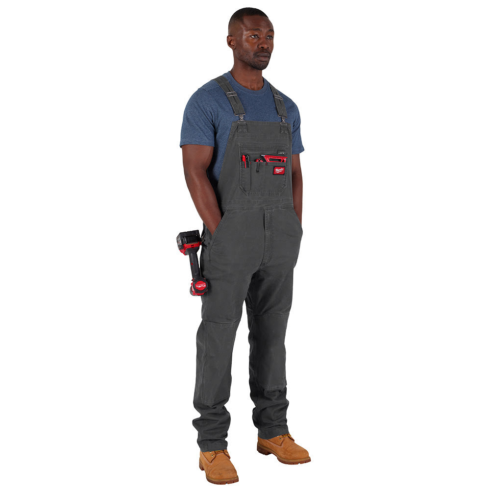 Milwaukee M850G-3232 FREEFLEX Unlined Bib Overalls 32x32 - 8