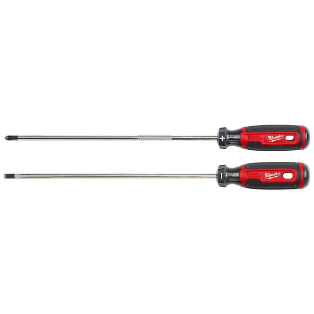 Milwaukee MT200-2L 2-Piece Cushion Grip Screwdriver Set Made in USA (2 Piece)