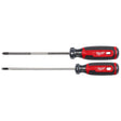 Milwaukee MT200-2M Cushion Grip Screwdriver Set Made in USA with Laser Etched Tips (2 Piece)