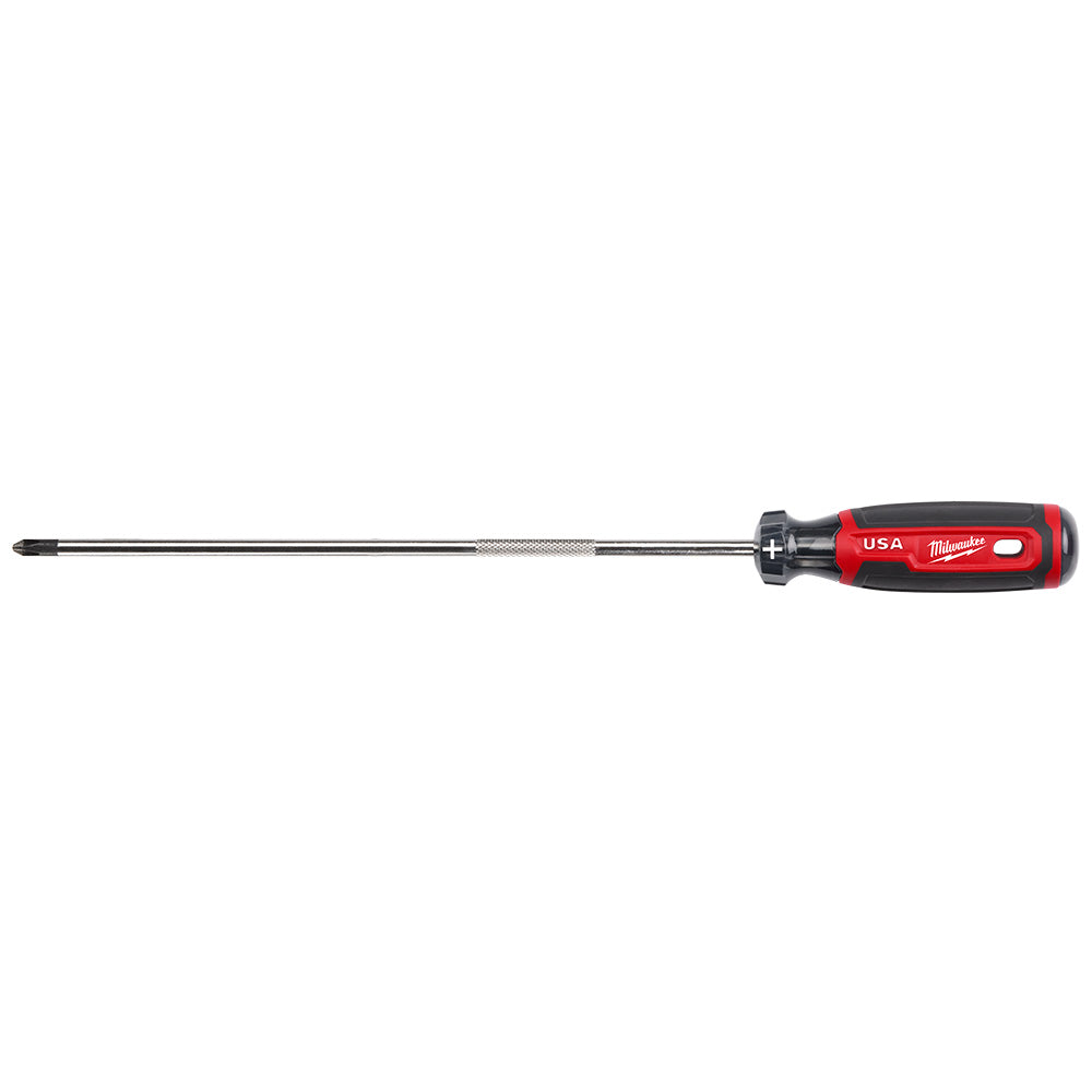 Milwaukee MT204 #2 Phillips 10" Cushion Grip Screwdriver (USA)