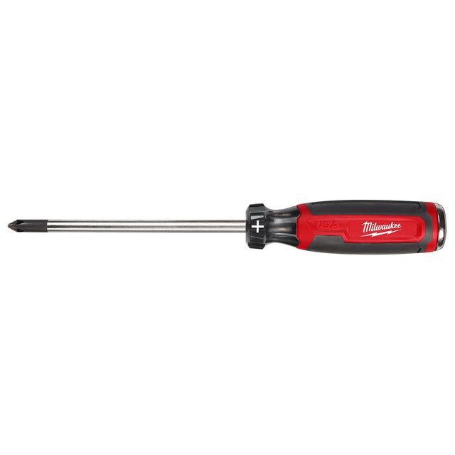 Milwaukee MT205 #2 Phillips 6" Cushion Grip Demolition Screwdriver (USA)