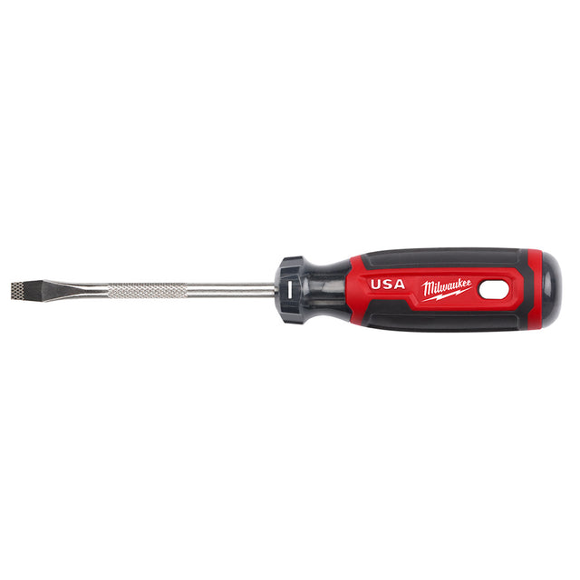 Milwaukee MT206 1/4" Slotted 4" Cushion Grip Screwdriver (USA)