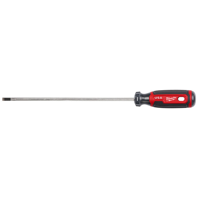 Milwaukee MT213 3/16" Cabinet 8" Cushion Grip Screwdriver (USA)