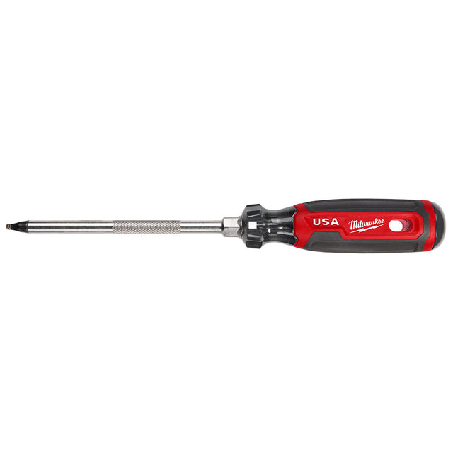 Milwaukee MT219 #3 Square 6" Cushion Grip Screwdriver (USA)