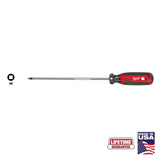 Milwaukee MT220 #2 Square 8 in. Cushion Grip Screwdriver Made in USA
