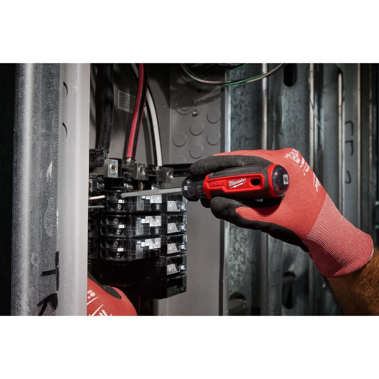 Milwaukee MT227 #1 Square 8 in. Cushion Grip Screwdriver Made in USA - 8