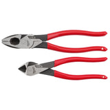 Milwaukee MT500-2 2PC Dipped Grip Cutting Pliers Set (USA)