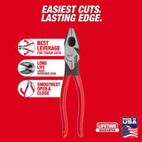 Milwaukee MT500-5 5PC Dipped Grip Cutting Pliers & Cushion Grip Screwdrivers Set (USA) - 3