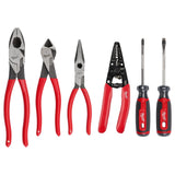 Milwaukee MT500-6 Dipped Grip Pliers Wire Stripper and Screwdriver Set Made in USA (6 Piece Set)
