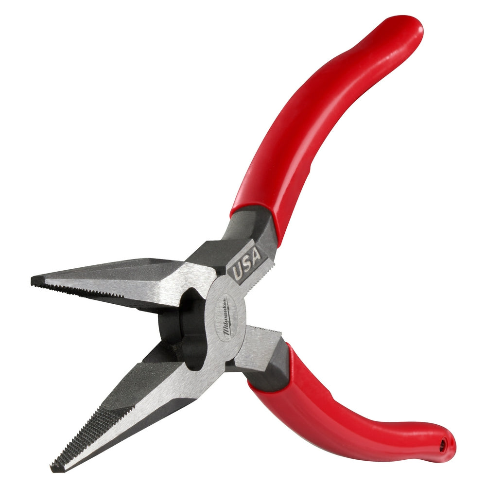 Milwaukee MT505 8" Long Nose Dipped Grip Pliers (USA) - 9