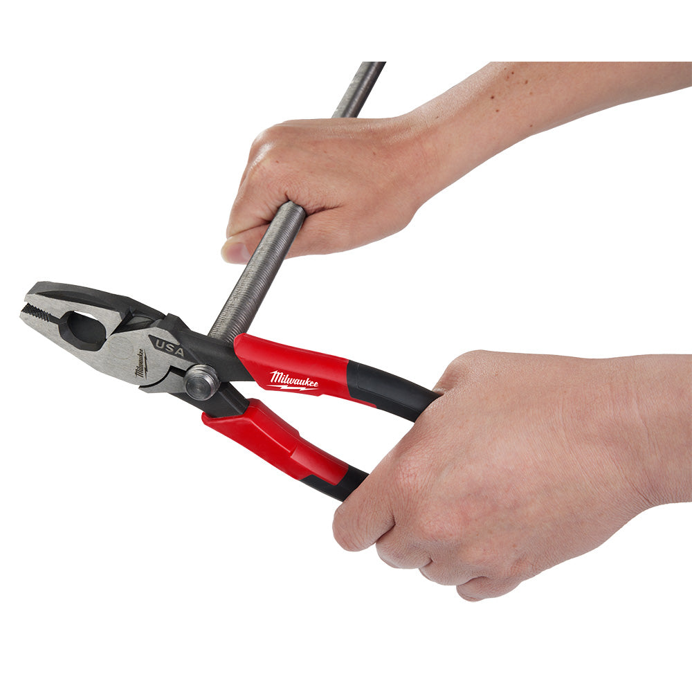 Milwaukee MT550T 9" Lineman's Comfort Grip Pliers w/ Thread Cleaner (USA) - 8