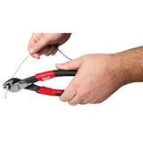 Milwaukee MT558A 8" Angled Head Diagonal Comfort Grip Cutting Pliers (USA) - 8