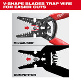 Milwaukee MT702 8-20 AWG Dipped Grip Wire Stripper and Cutter Made in USA - 4