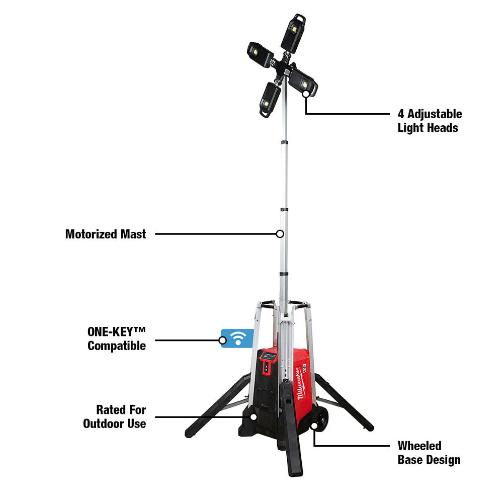 Milwaukee MXF041-1XC MX FUEL  ROCKET  Tower Light/Charger - 19