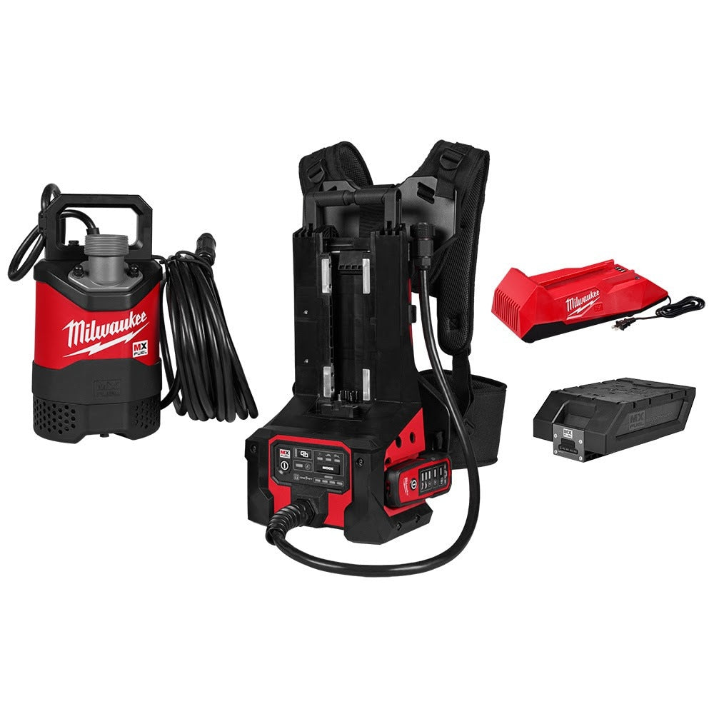 Milwaukee MXF211-1XC MX FUEL 1HP 2" Submersible Pump Kit